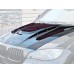 Evo trim on the steel hood of BMW X5 X6 series 2007-2013