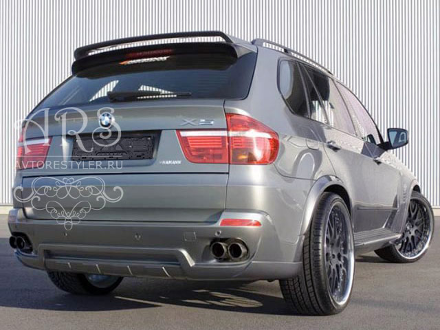 Rear bumper trim for BMW X5 E70 Series Hamann Motorsport