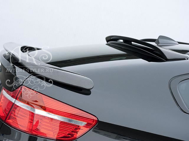 Hamann visor on the trunk lid of BMW X6 Series E71