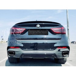 BMW X6 Series F16 M Sport Design spoiler on the trunk