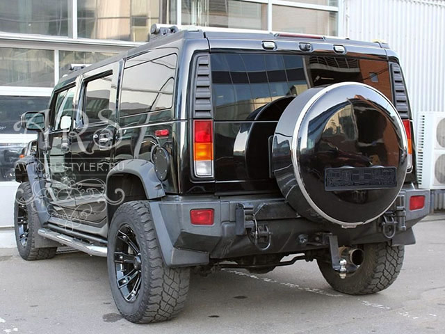 Hummer H2 Spare Wheel Steel Container