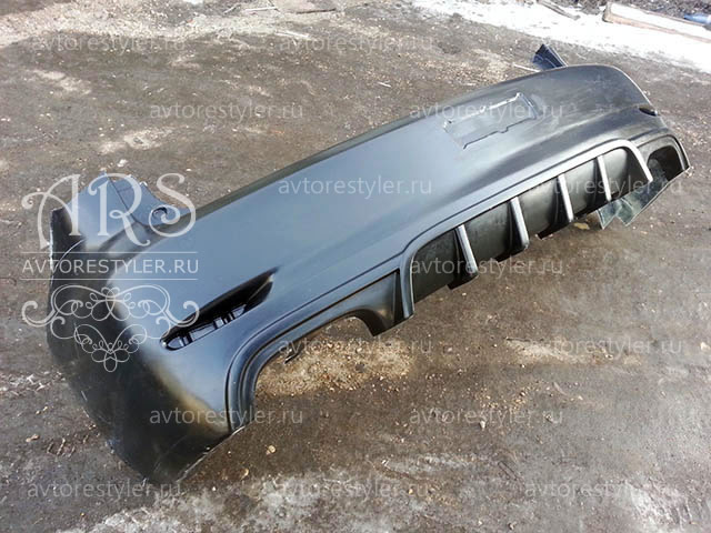 Rear bumper Zeus Luv-Line on Infiniti QX56, QX80 (Z62)