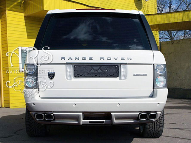 Накладка на задний бампер Range Rover L322 2005-2009 Verge