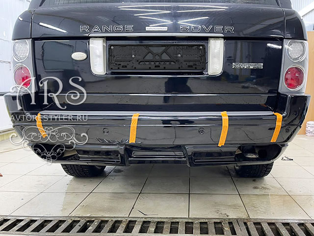 Накладка на задний бампер Range Rover L322 2005-2009 Verge