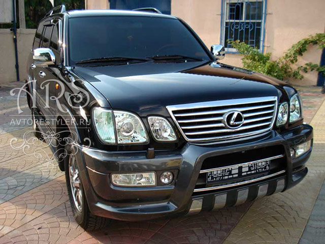 Red Aleti Front Bumper for Lexus LX470 (UZJ100) '1998-2007