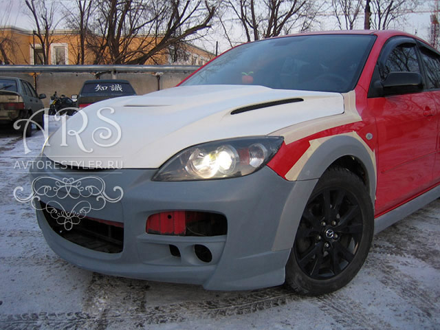 Расширители арок ASC Panther на Mazda 3 BK 2003-2009