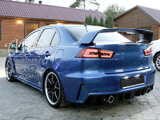 Rear bumper Evolution Neo for Mitsubishi Lancer 10