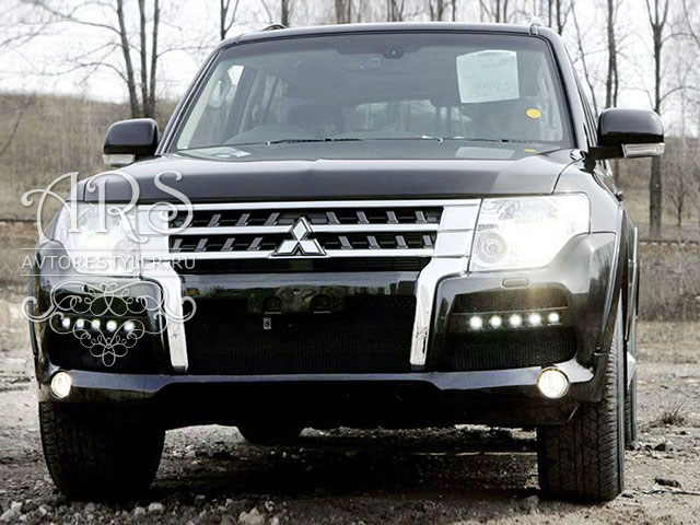 Mitsubishi Pajero 4 front bumper from Speed Cars 2014-2021