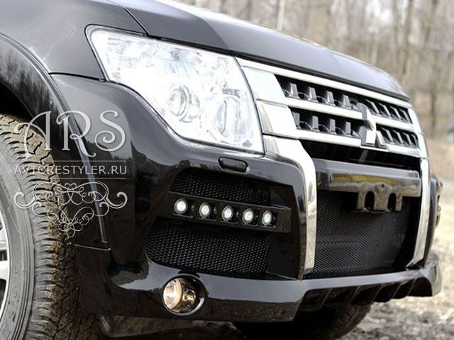 Mitsubishi Pajero 4 front bumper from Speed Cars 2014-2021