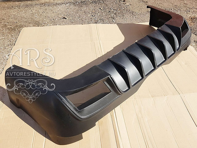 Speed Cars rear bumper spoiler Mitsubishi Pajero 4 2006-2014