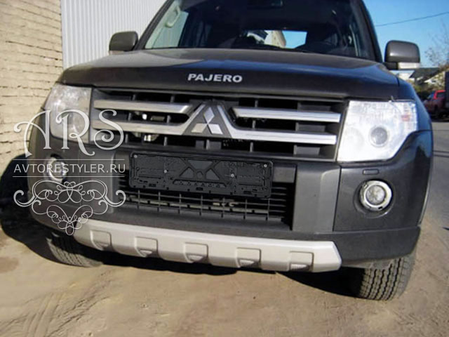 Front Bumper diffuser Mitsubishi Pajero 4 Rolf 2006-2011