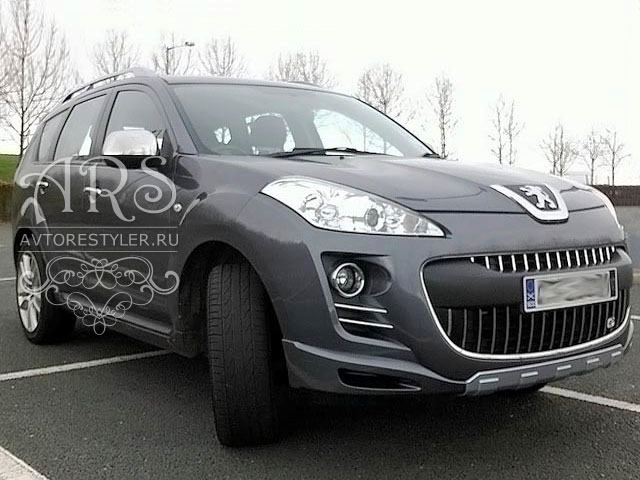 Irmscher trim on the front bumper Peugeot 4007 2007-2012