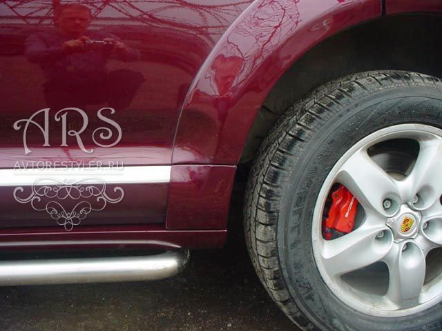 Rinspeed wheel arch extenders Porsche Cayenne 955 2002-2006