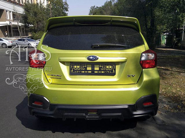 Kenstyle spoiler on the trunk Subaru XV (GP) 2011-2017