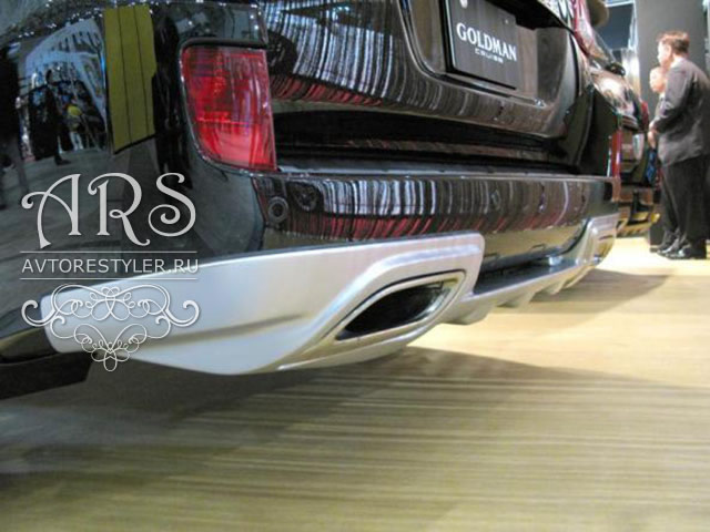 Rear bumper spoiler Land Cruiser 200 Goldman 2008-2015