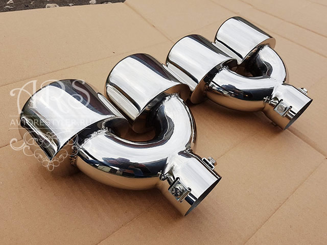 Nozzles for the exhaust system, double, oval