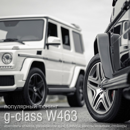 popular tuning Mercedes G-Class W463